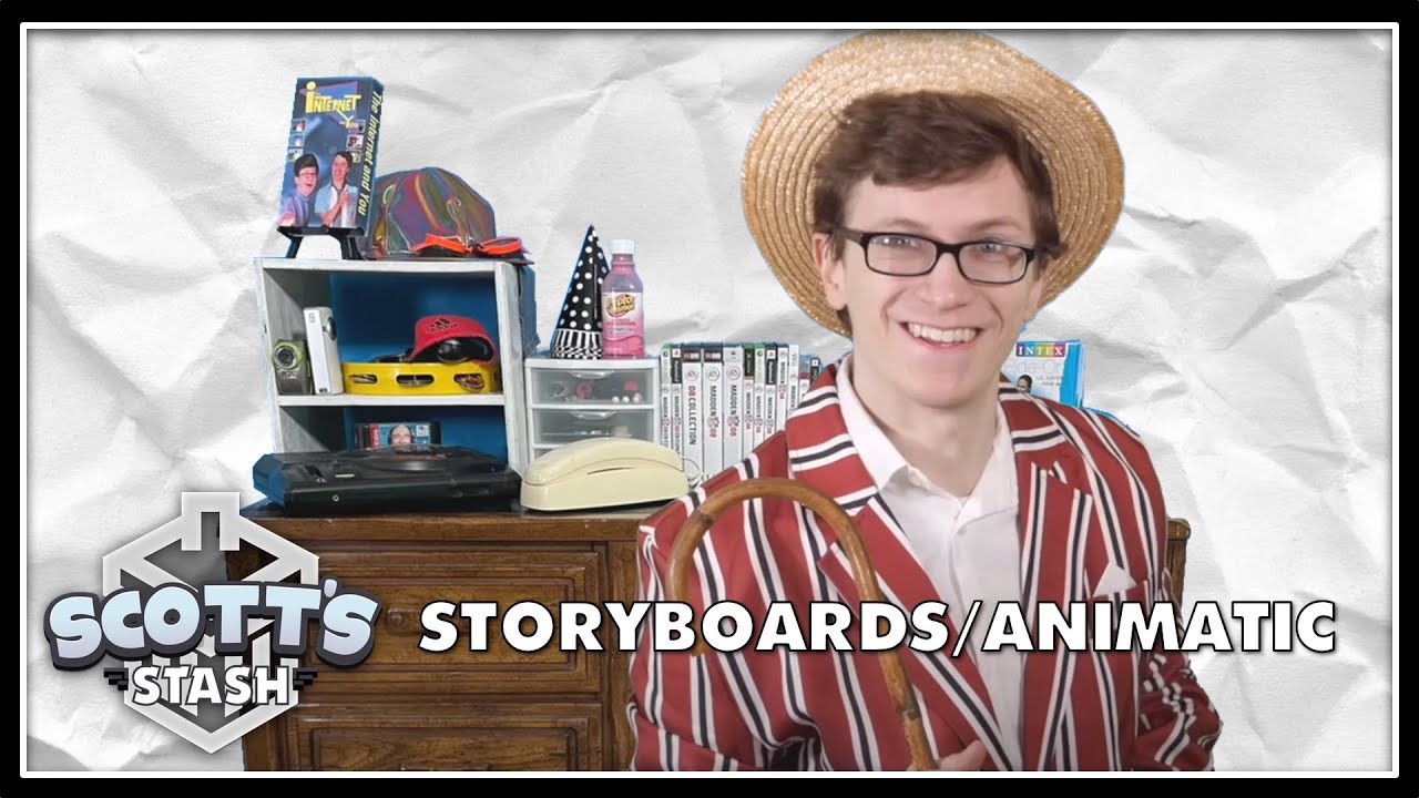 Storyboards/Animatics - 'Scott The Woz on G4' Intro